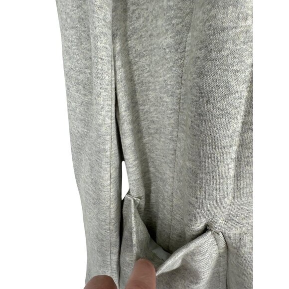 Zara Basic Womens Heather Gray Blazer Jacket With Pockets & Button Front Size M - Picture 3 of 14